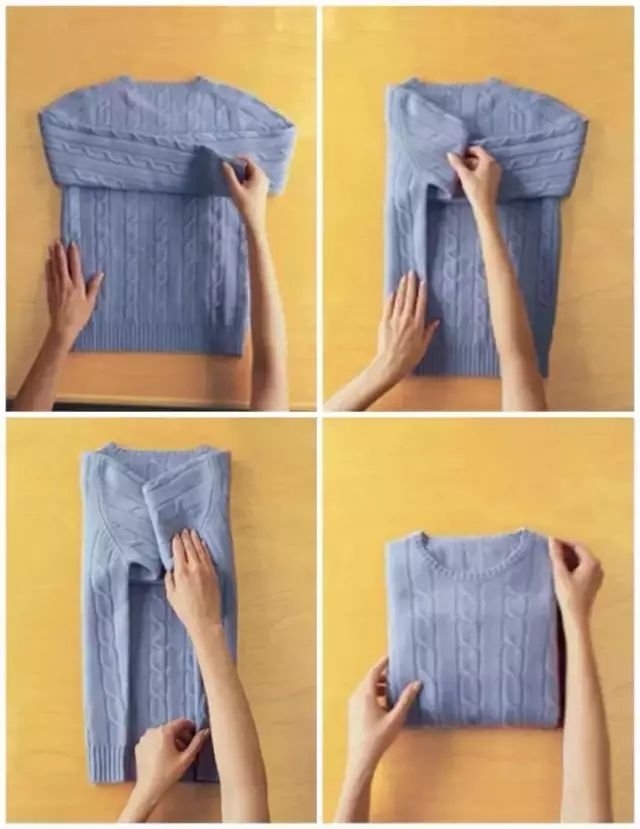 叠衣服时只要一个动作,衣服再多也不怕乱! 叠衣服时只要一个动作,衣服再多也不怕乱!